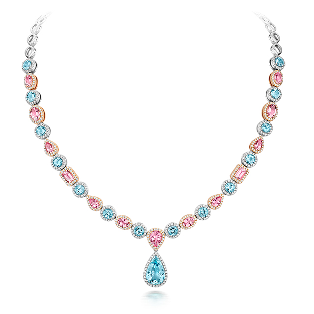 Rose Petal Collier