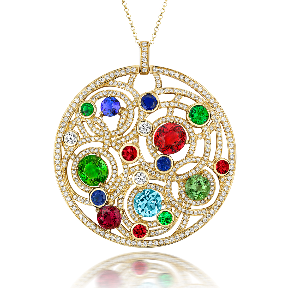 Tapestry In Jewels Pendant
