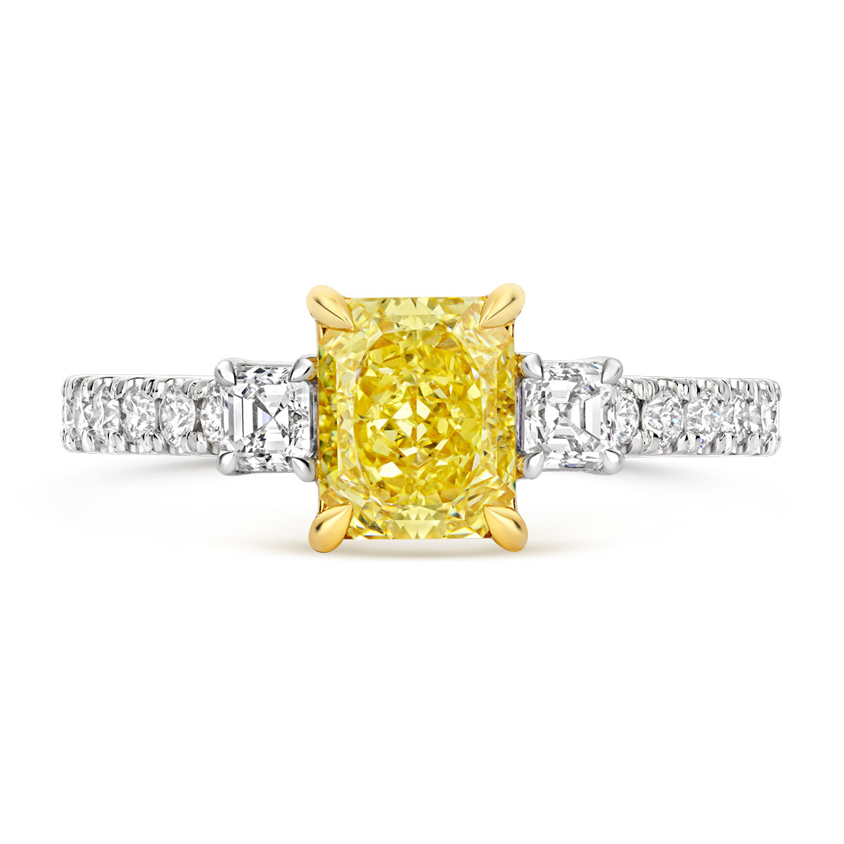 Coloured Diamonds Ring