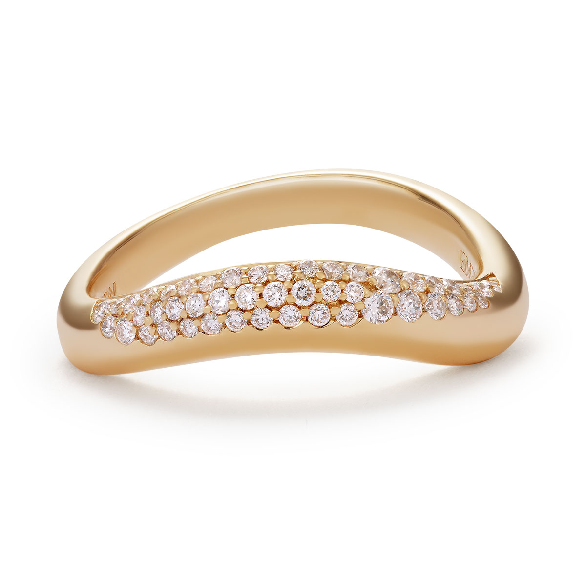 18k Yellow Gold & Diamond Ring